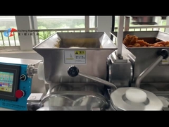 Nahrungsmittelimbiß, der mit einer Kruste bedeckende Maschinenfertigungsstraße macht