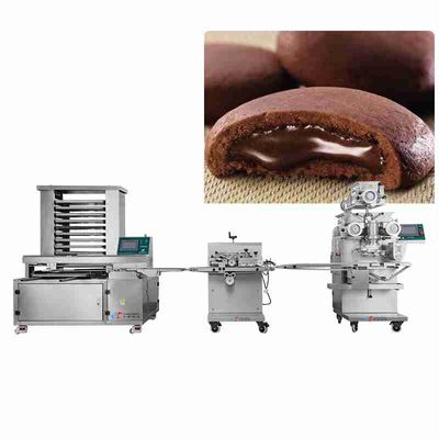 PLC 4.5Kw Double Color Cookie Machine Industrial Cookie Maker