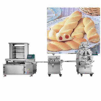 PLC 4.5Kw Double Color Cookie Machine Industrial Cookie Maker